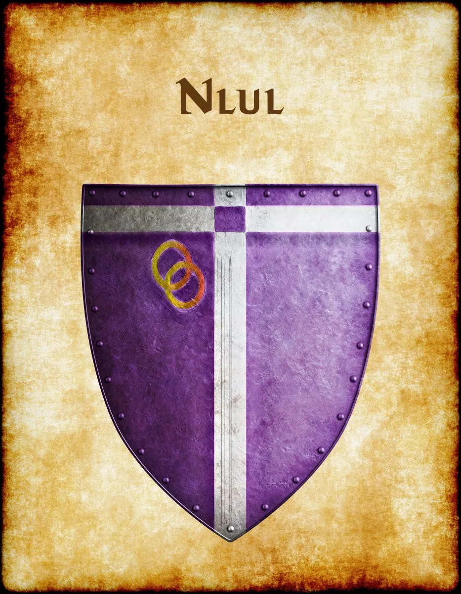 Nlul Heraldry of Greyhawk Anna Meyer Cartography Canvas Art Print