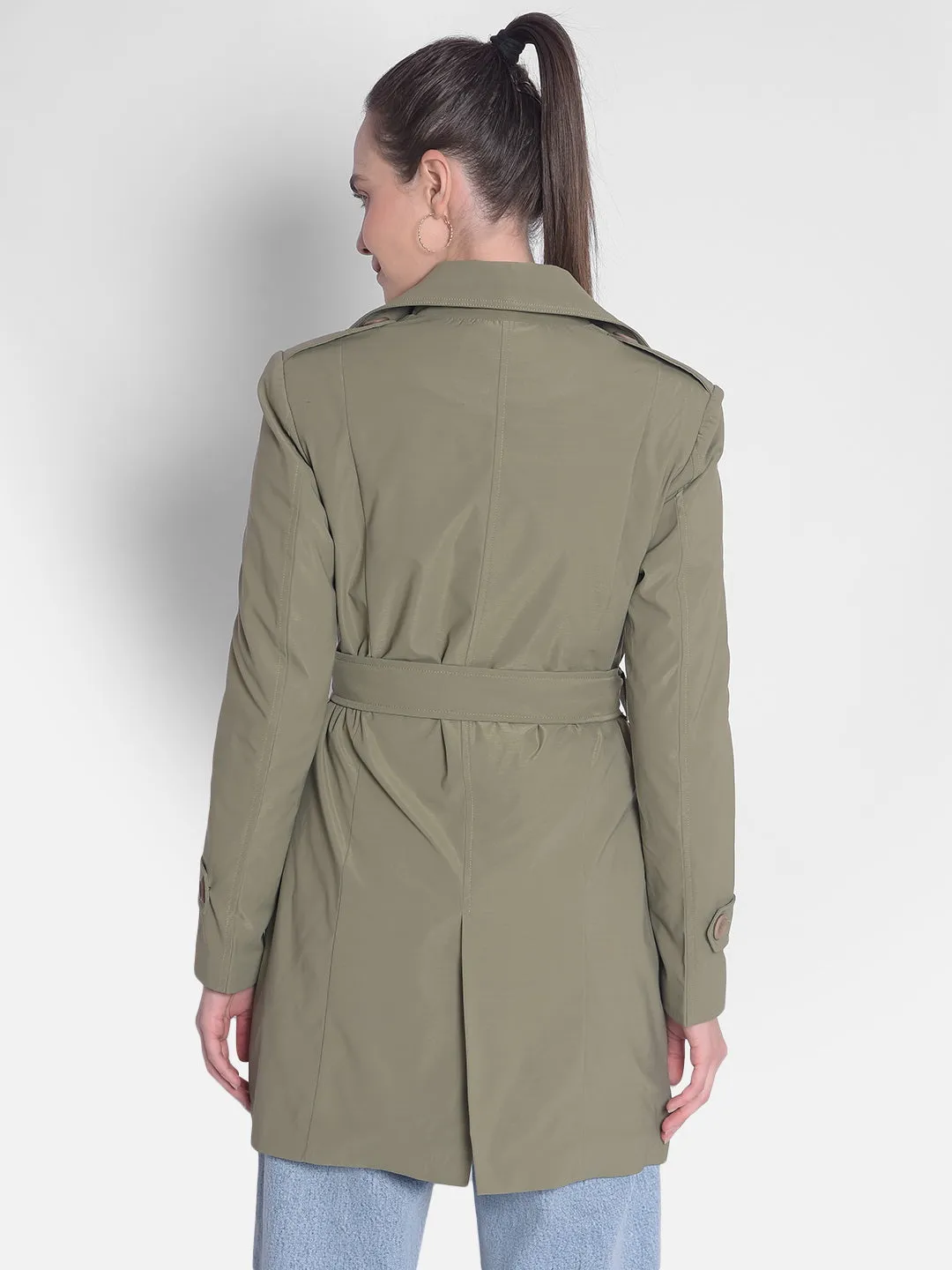 Olive Trench Coat