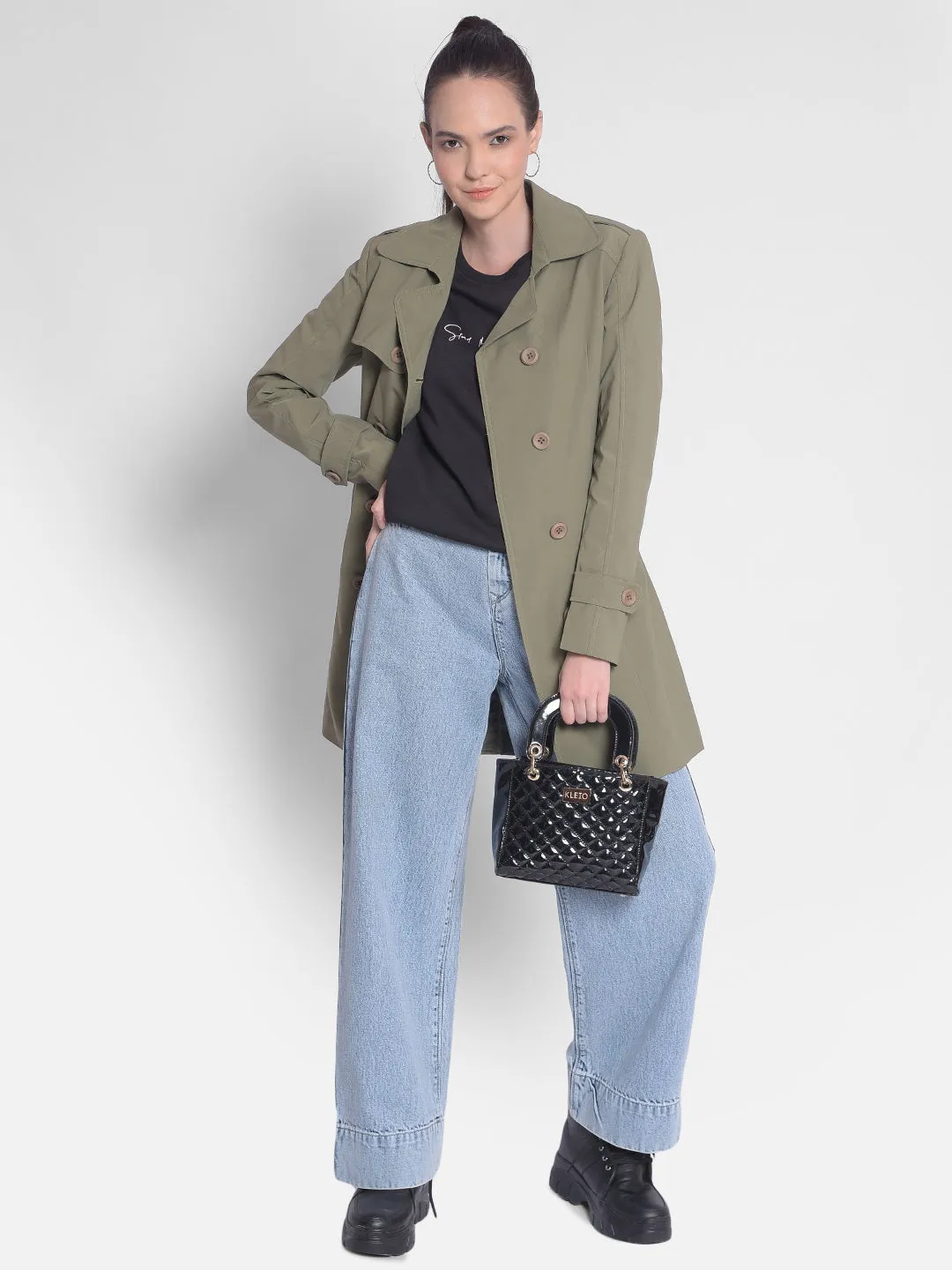 Olive Trench Coat