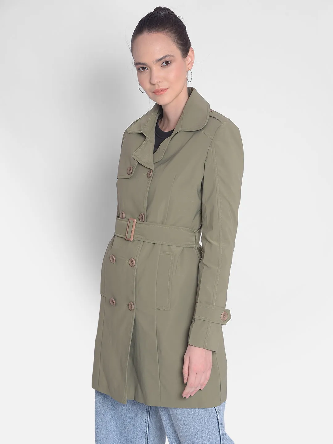 Olive Trench Coat