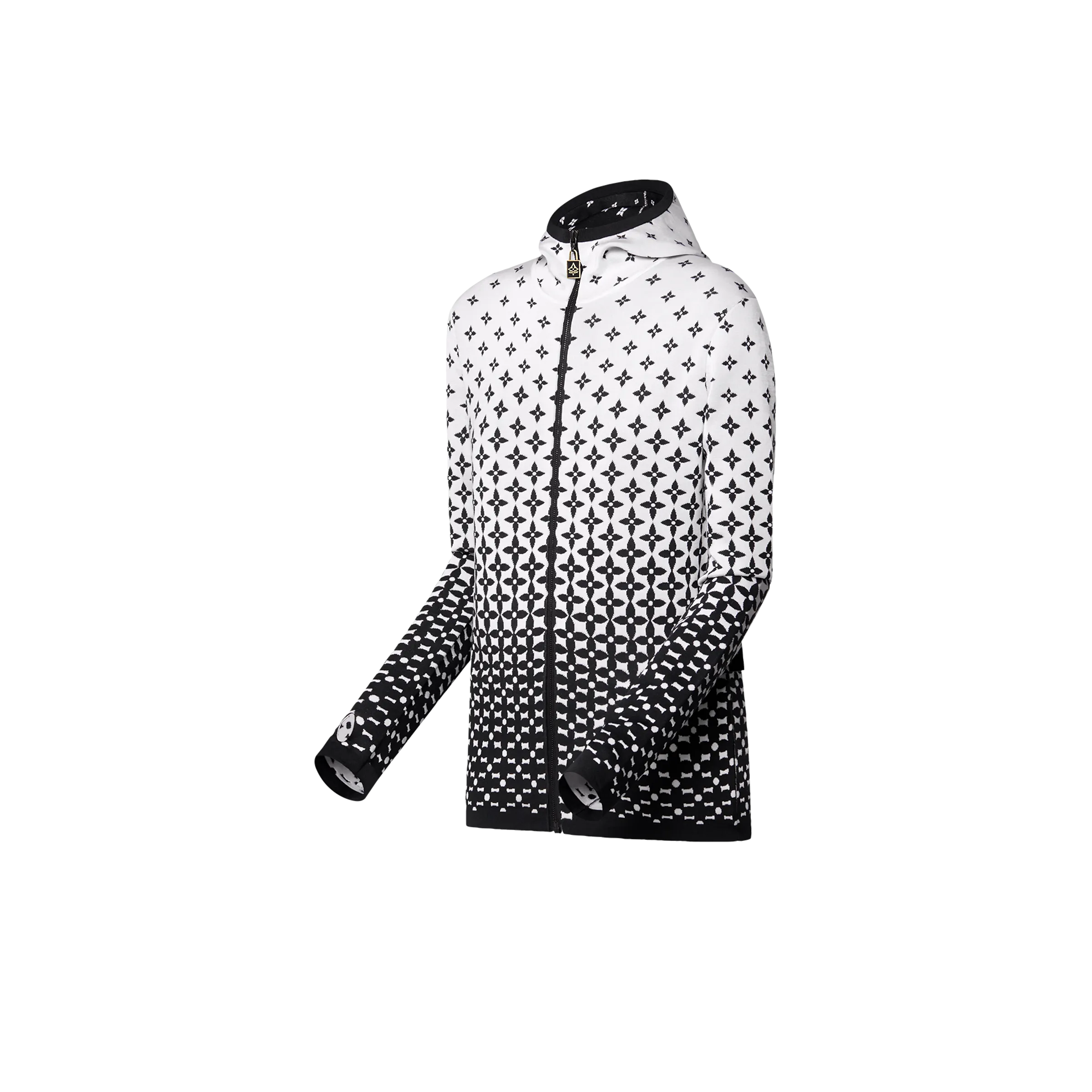 Ombré Monogram Silk Knit Jacket