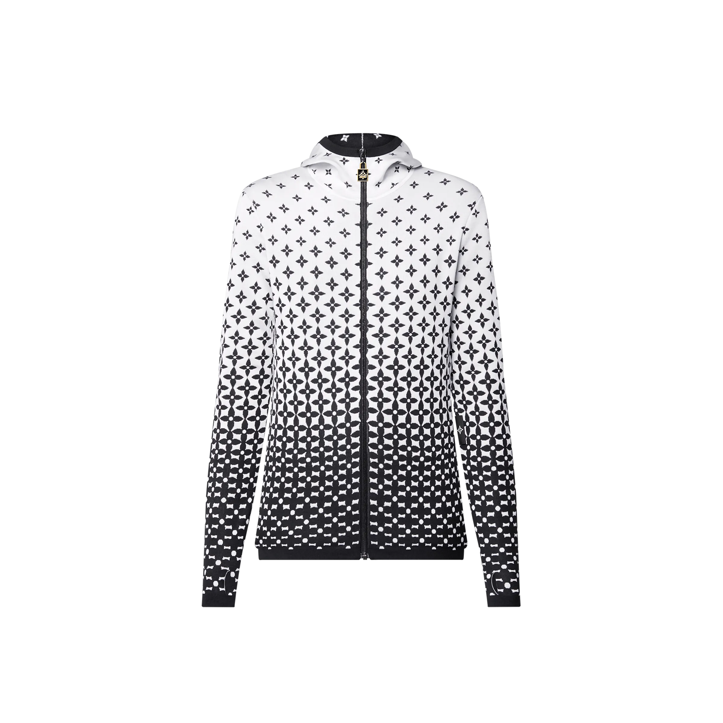 Ombré Monogram Silk Knit Jacket