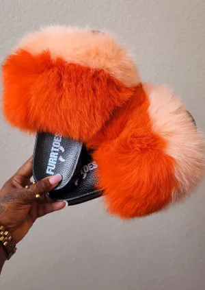Orange Peachy -Black Sole