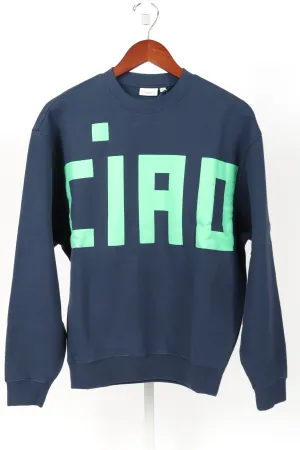 Oversized Sweatshirt - Navy w/ Mint Grand Block Ciao