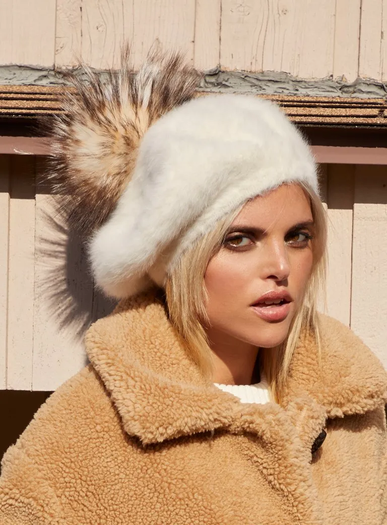 Parisian Beret Fur