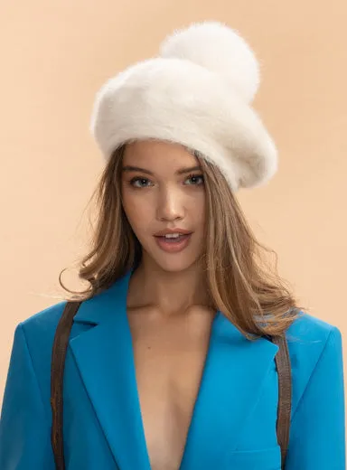 Parisian Beret Fur