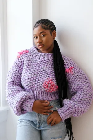 Pink Heart Sweater