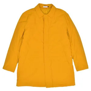 Pop Trading Company Padded Trench Coat Jacket spruce yellow