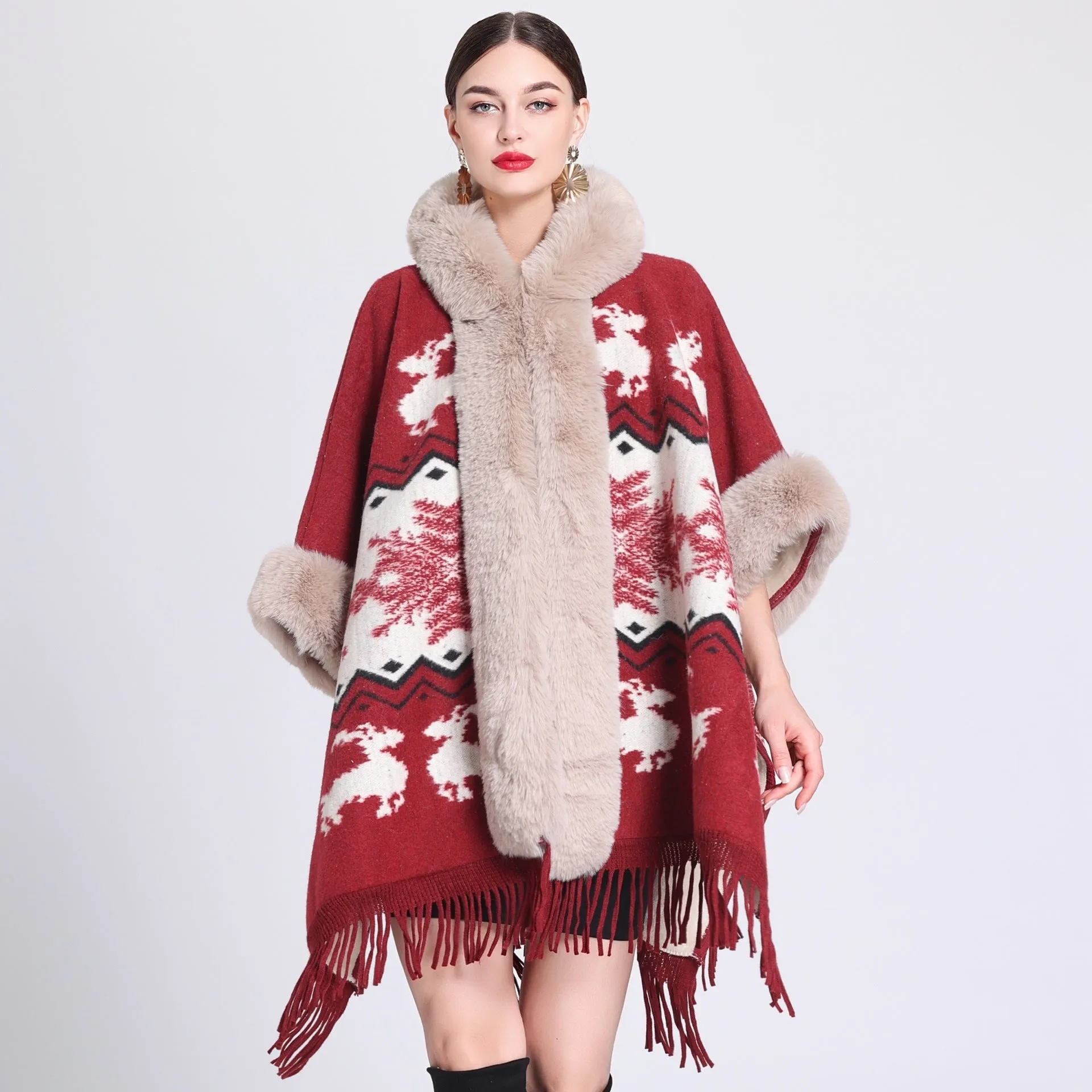 Posey Collier - Thick Velvet Cape by The Nevermore