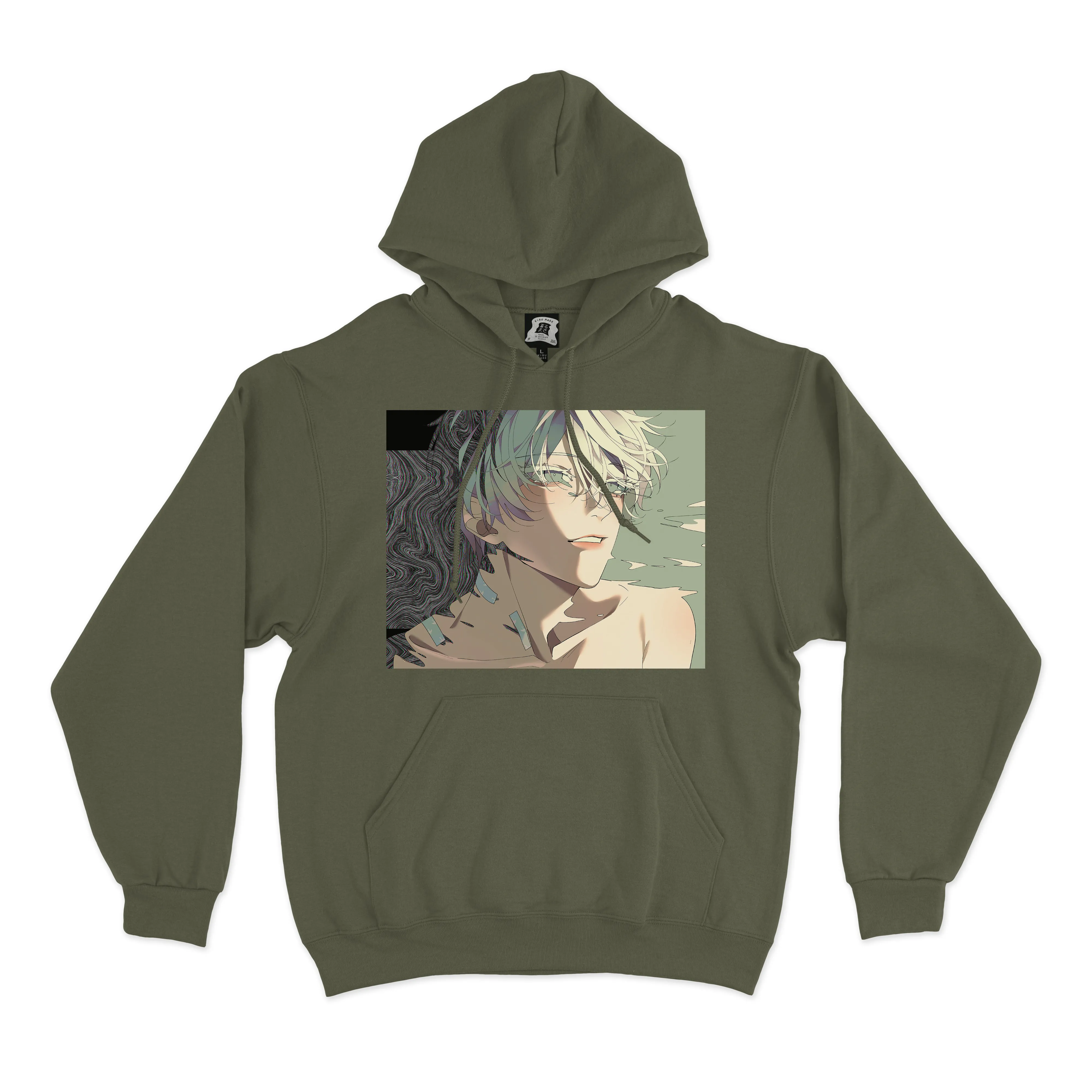 "Fictional" Fleece Hoodie Khaki