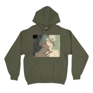 "Fictional" Fleece Hoodie Khaki