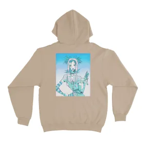 "Icy" Fleece Hoodie Beige
