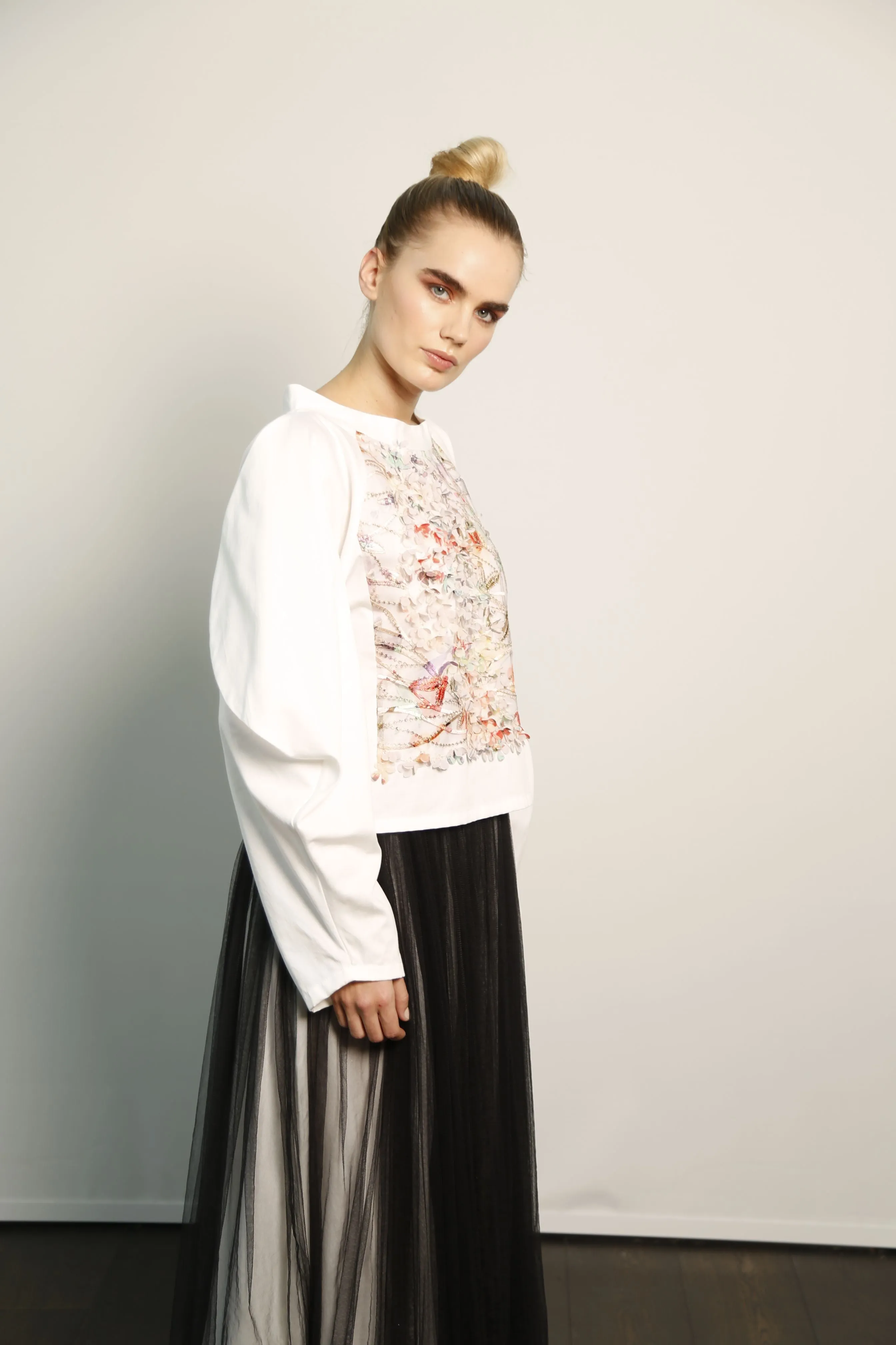 Raglan sleeve top