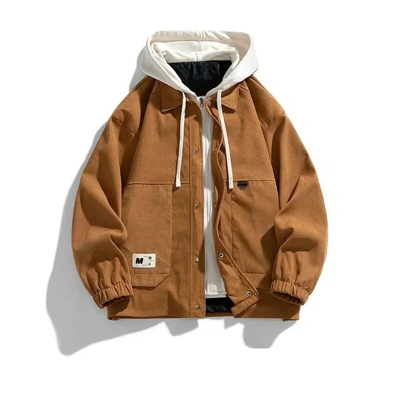 Retro Streetwear Hoodie Jacket
