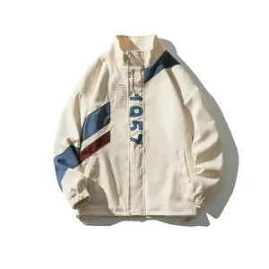 Retro Style Graphic Jacket