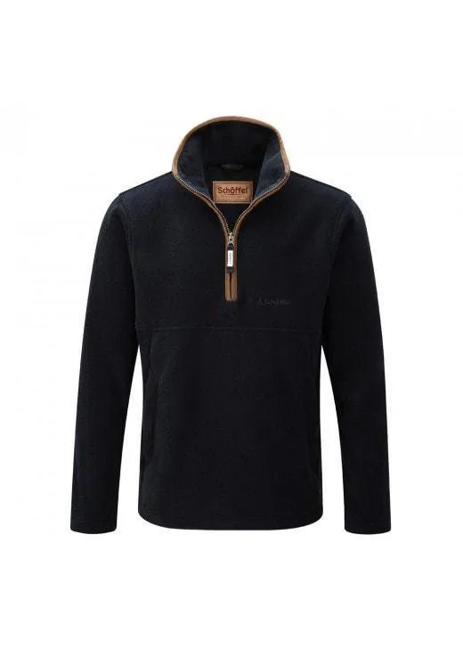 Schoffel Mens Berkeley 1/4 Zip Fleece Navy
