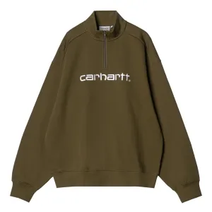 Script Half Zip Sweatshirt | Coffee Liqueur