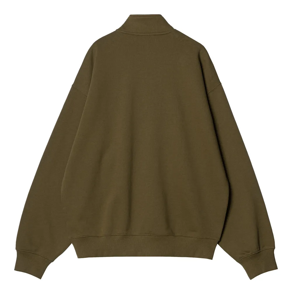 Script Half Zip Sweatshirt | Coffee Liqueur