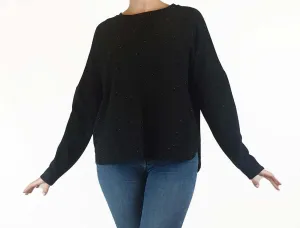 Seed black speckled jumper size S