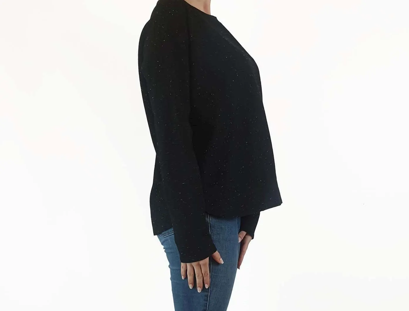 Seed black speckled jumper size S