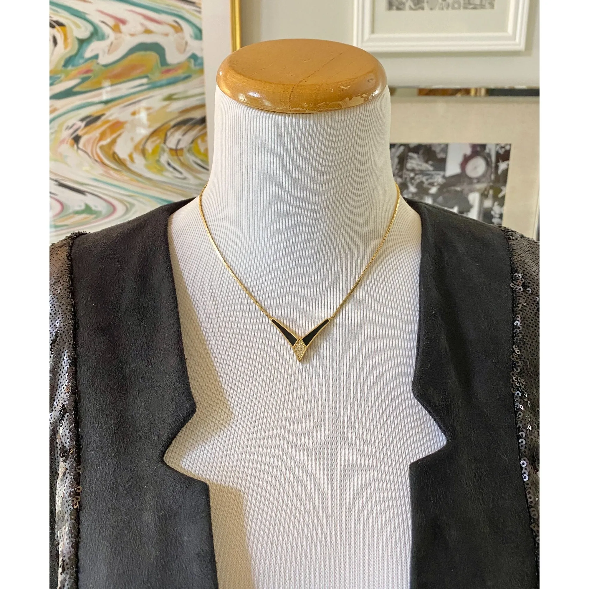 Shonda Black Ultra Suede Sequined Jacket