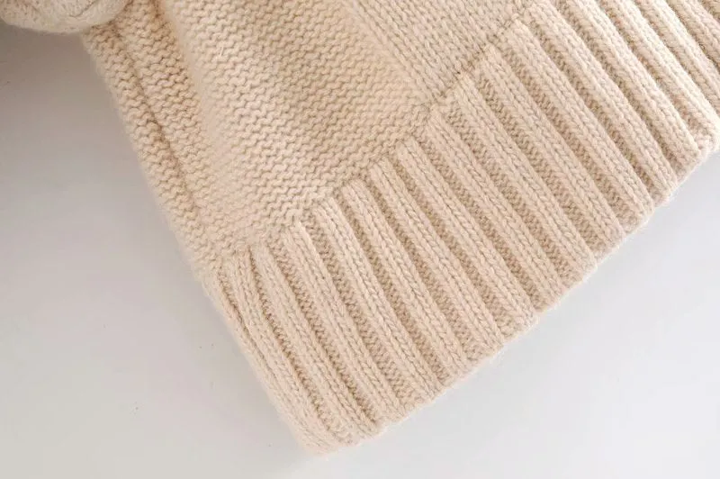 Shoulder Padded Geometry Tops Sweaters