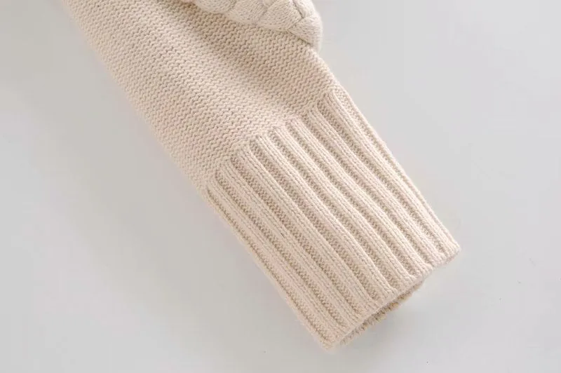 Shoulder Padded Geometry Tops Sweaters
