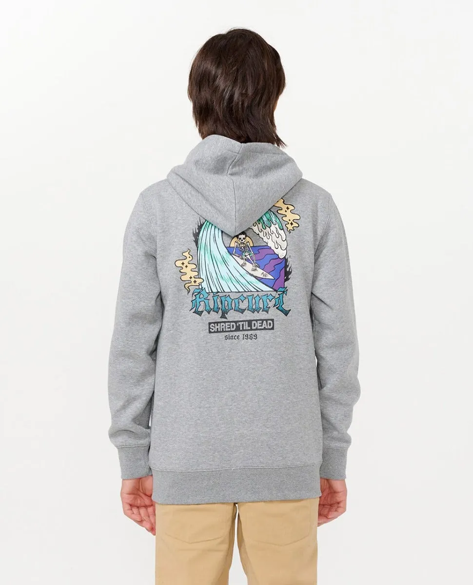 Shred Till Dead Zip Through Fleece - Boy (1-16 years)