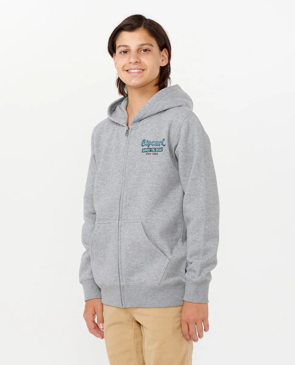 Shred Till Dead Zip Through Fleece - Boy (1-16 years)