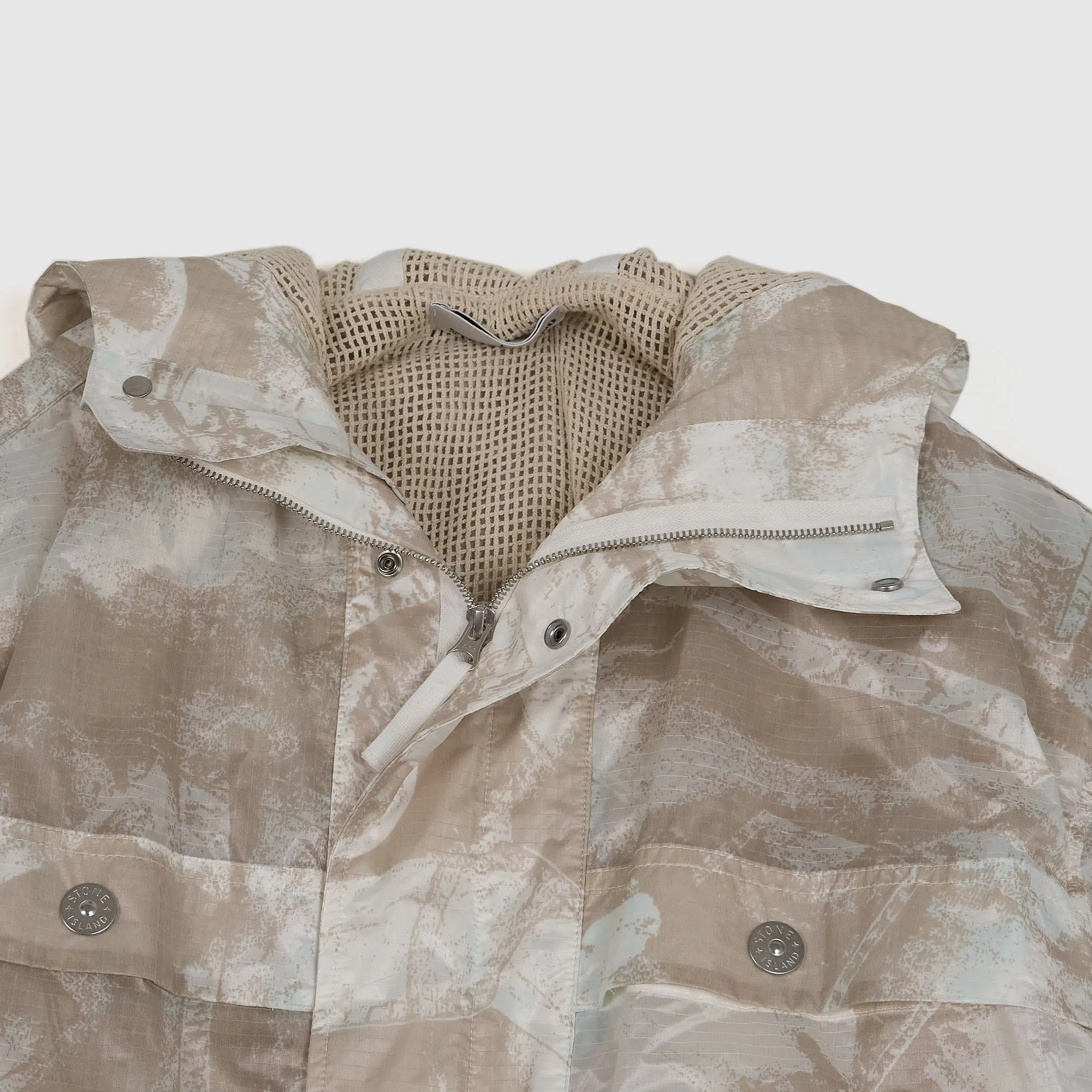 Stone Island UV Reactive Long Parka