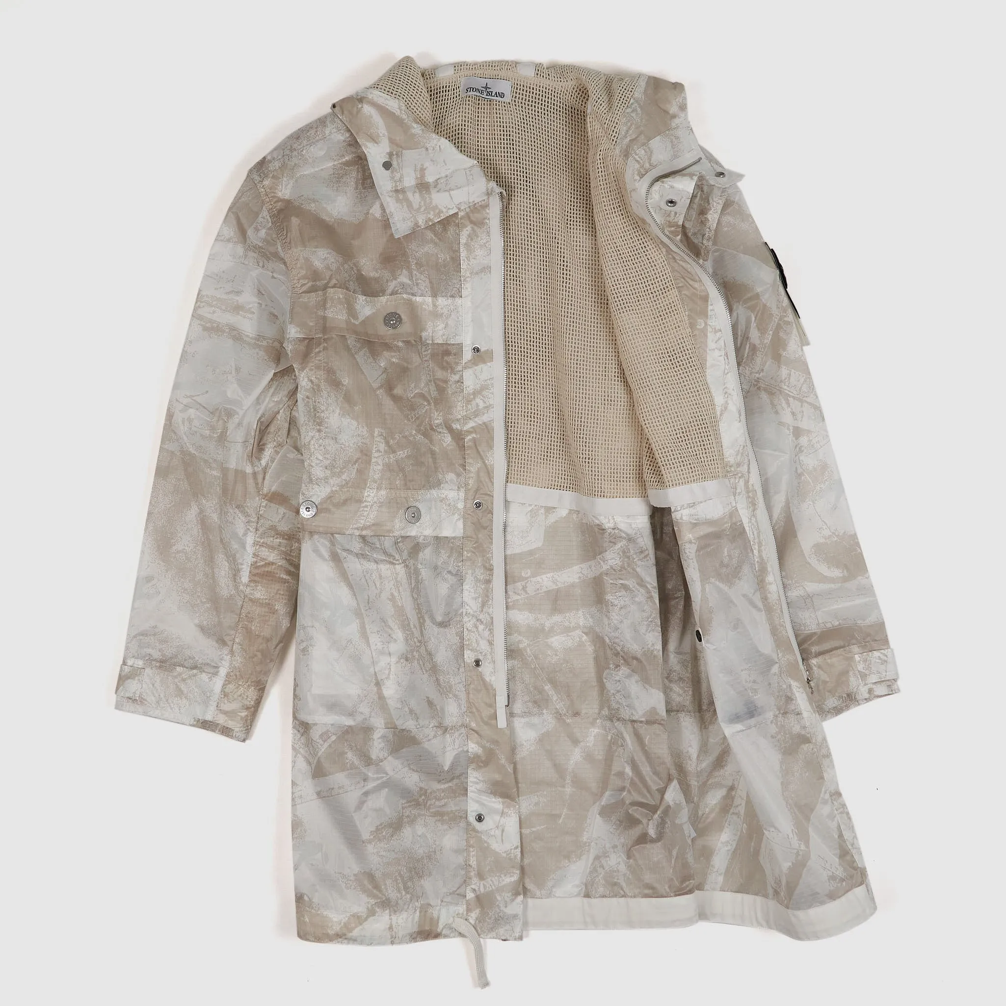Stone Island UV Reactive Long Parka