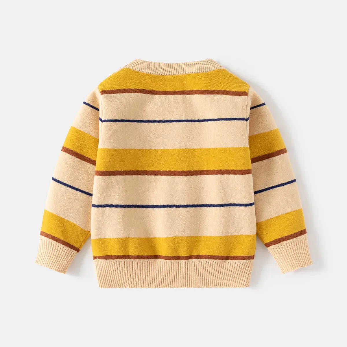 Striped Pullover-Yellow