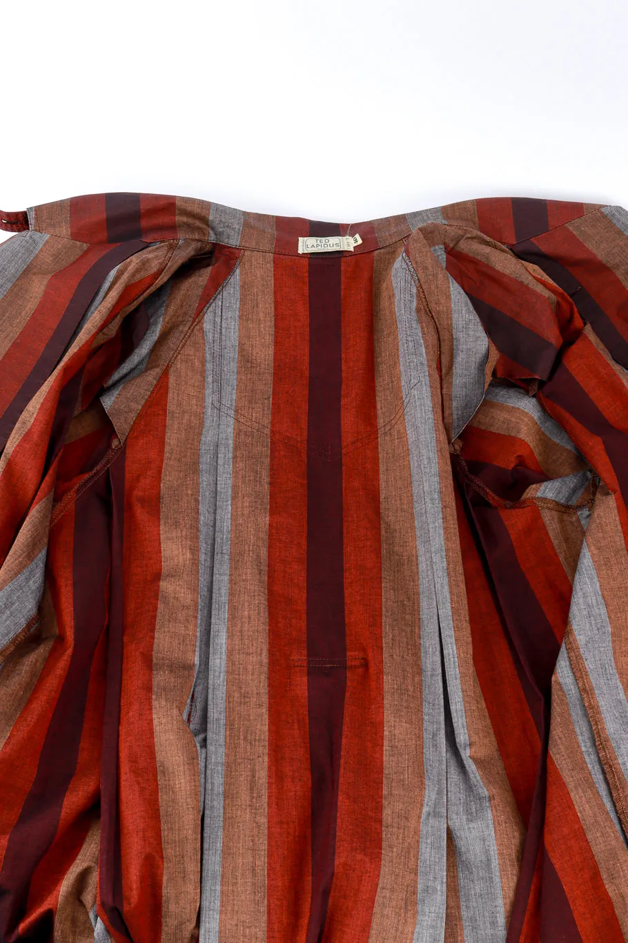 Striped Trench Coat