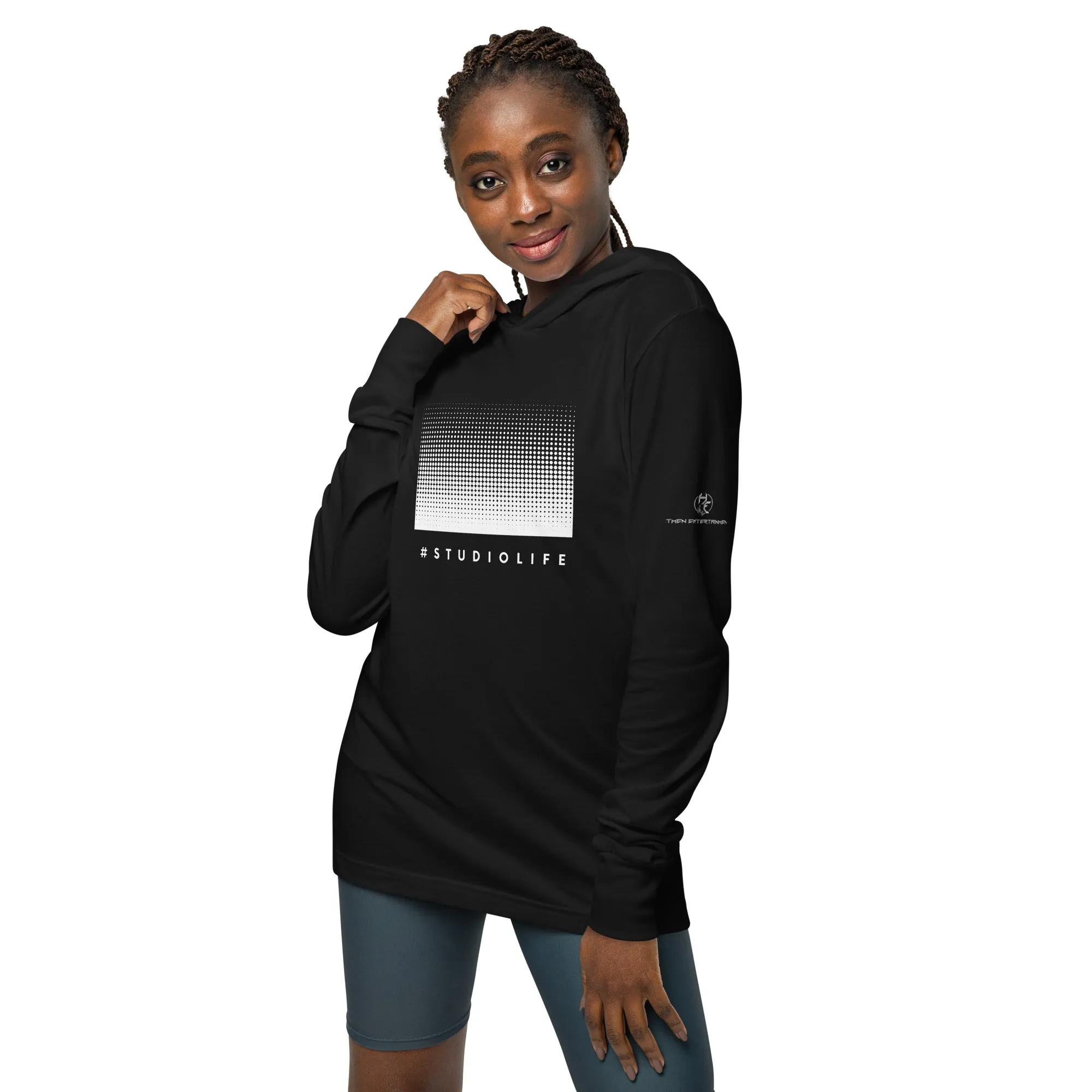 Studio Life Hooded long-sleeve tee