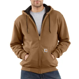Thermal-Lined Hooded Zip-Front Sweatshirt