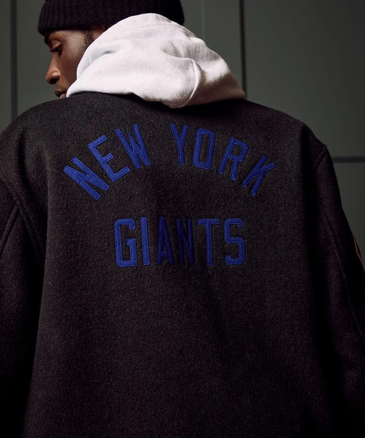Todd Snyder by Fanatics for NFL Giants Cashmere Coaches Jacket