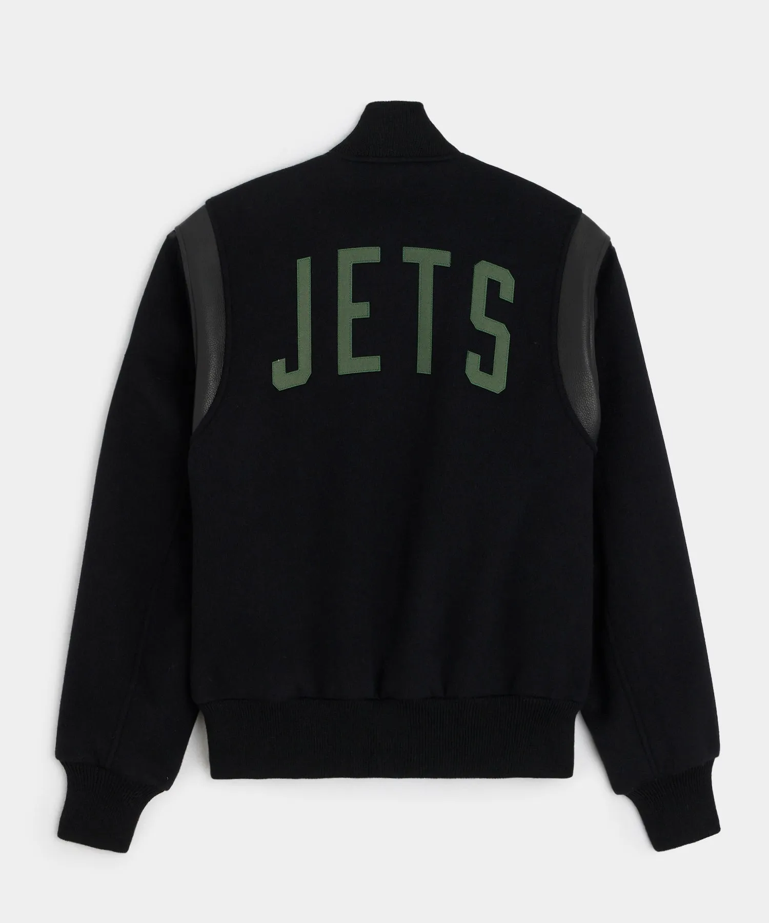 Todd Snyder by Fanatics for NFL Jets Cashmere Varsity Jacket