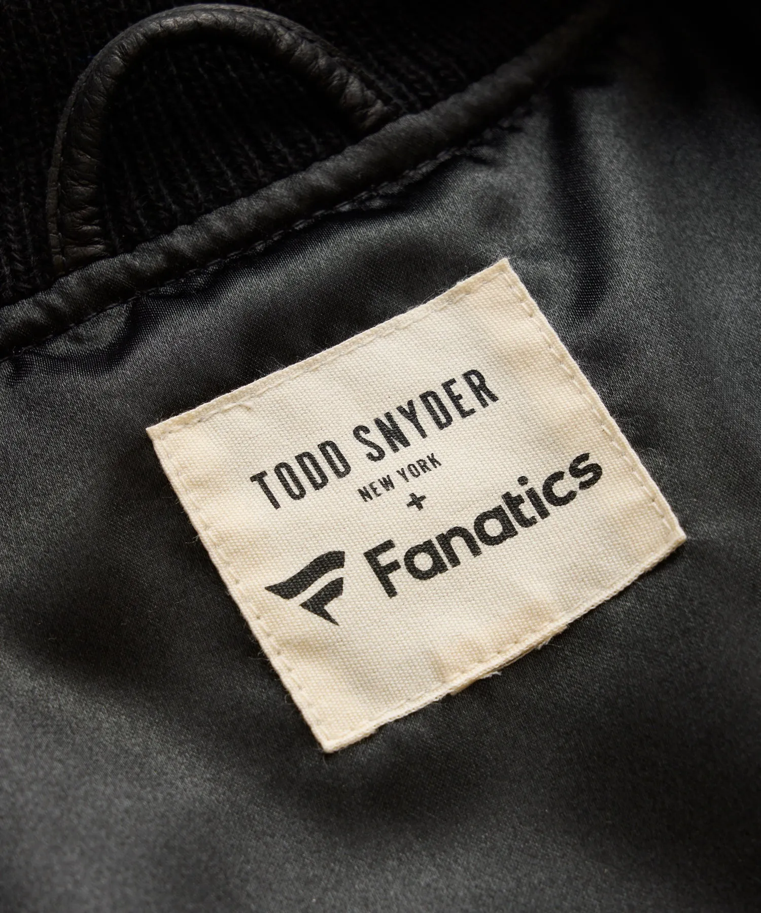 Todd Snyder by Fanatics for NFL Jets Cashmere Varsity Jacket