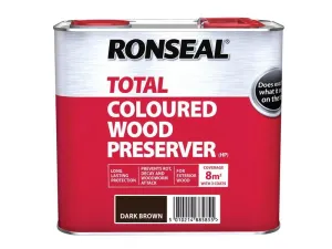 Trade Total Wood Preserver Dark Brown 2.5 litre