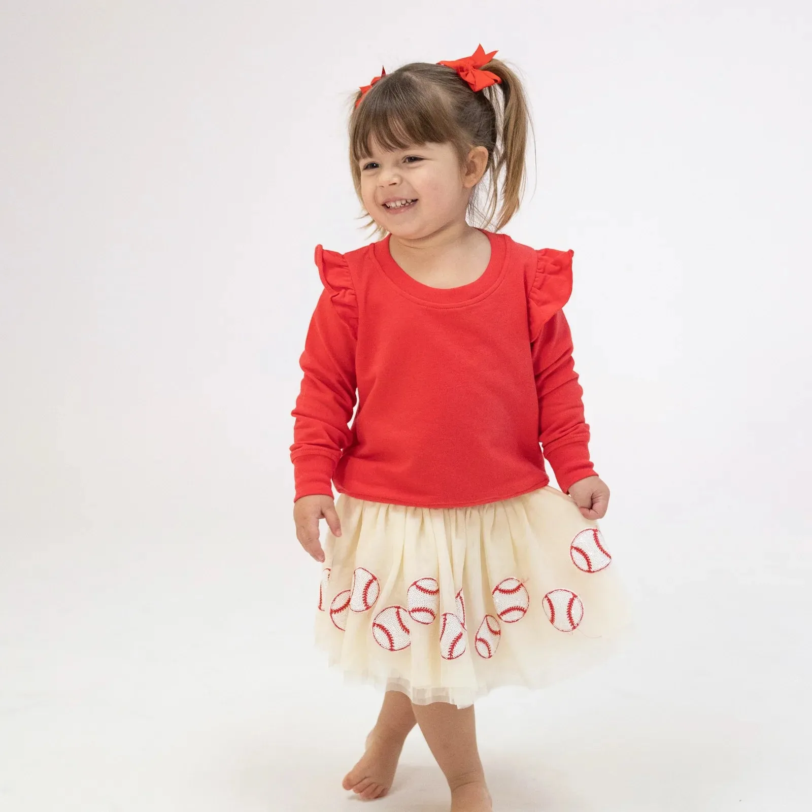 Tutu Skirt Baseball Oat