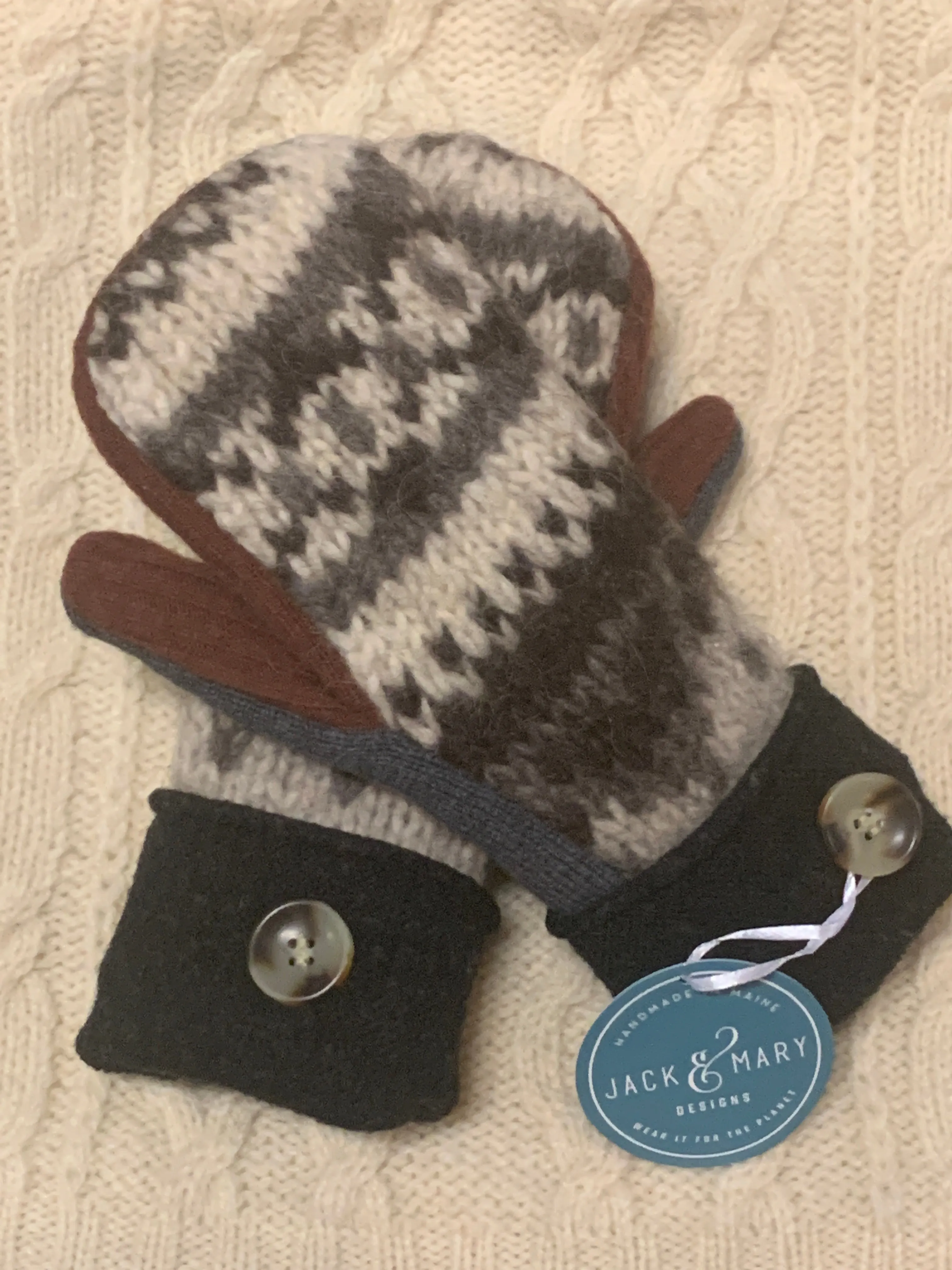 UpCycled Wool Mittens