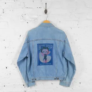 Vintage Betty Boop Denim Jacket - Blue - M