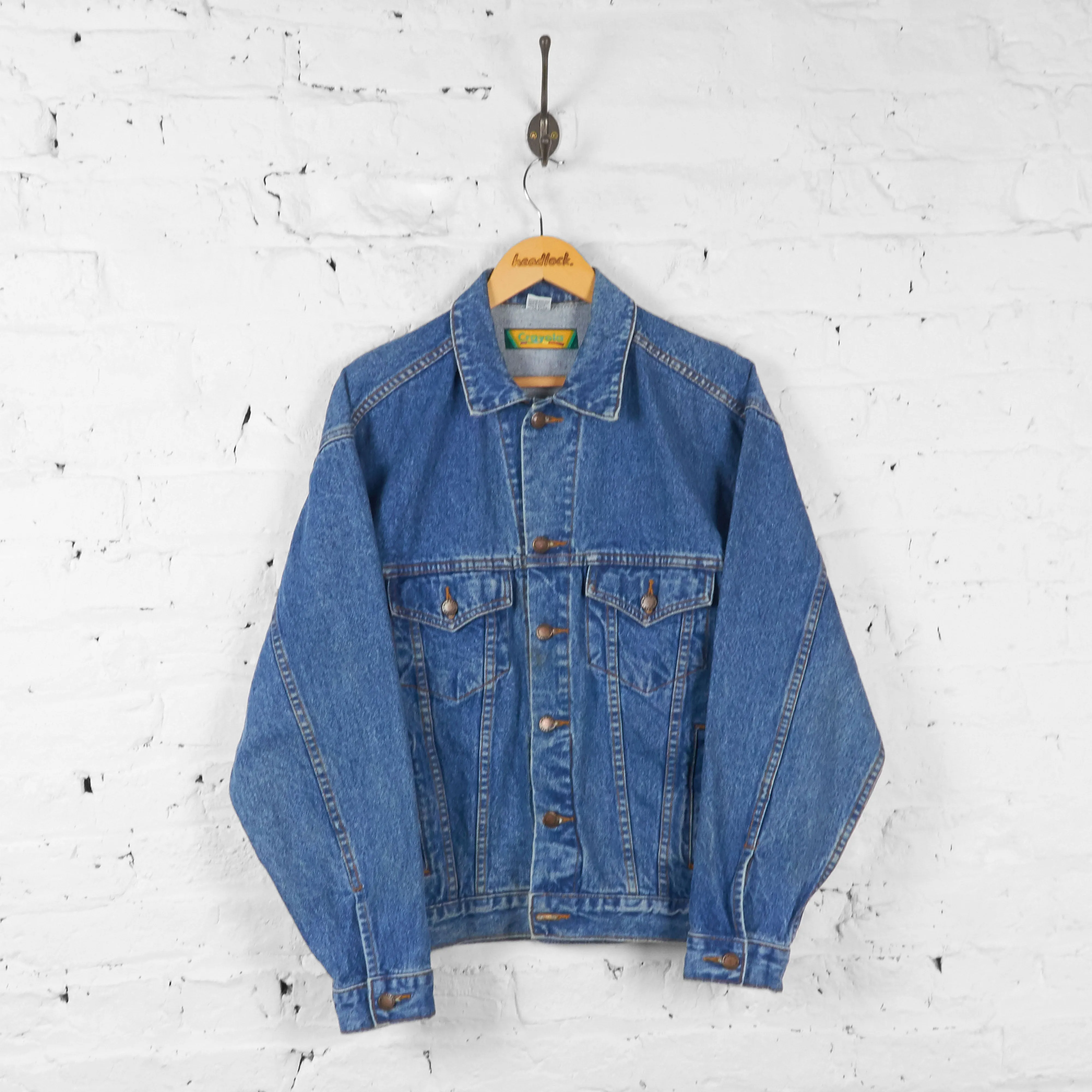 Vintage Crayola Denim Jacket - Blue - S