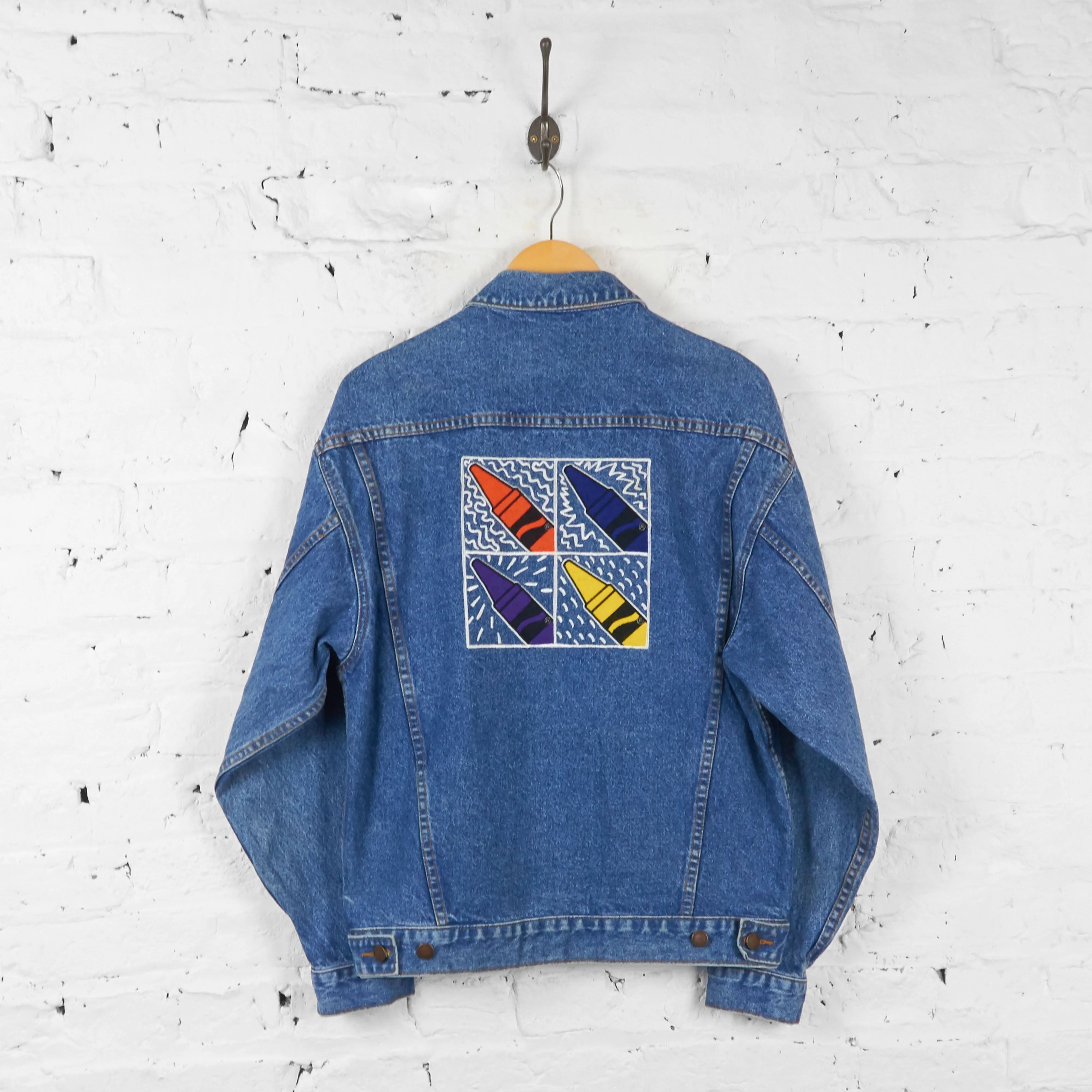 Vintage Crayola Denim Jacket - Blue - S