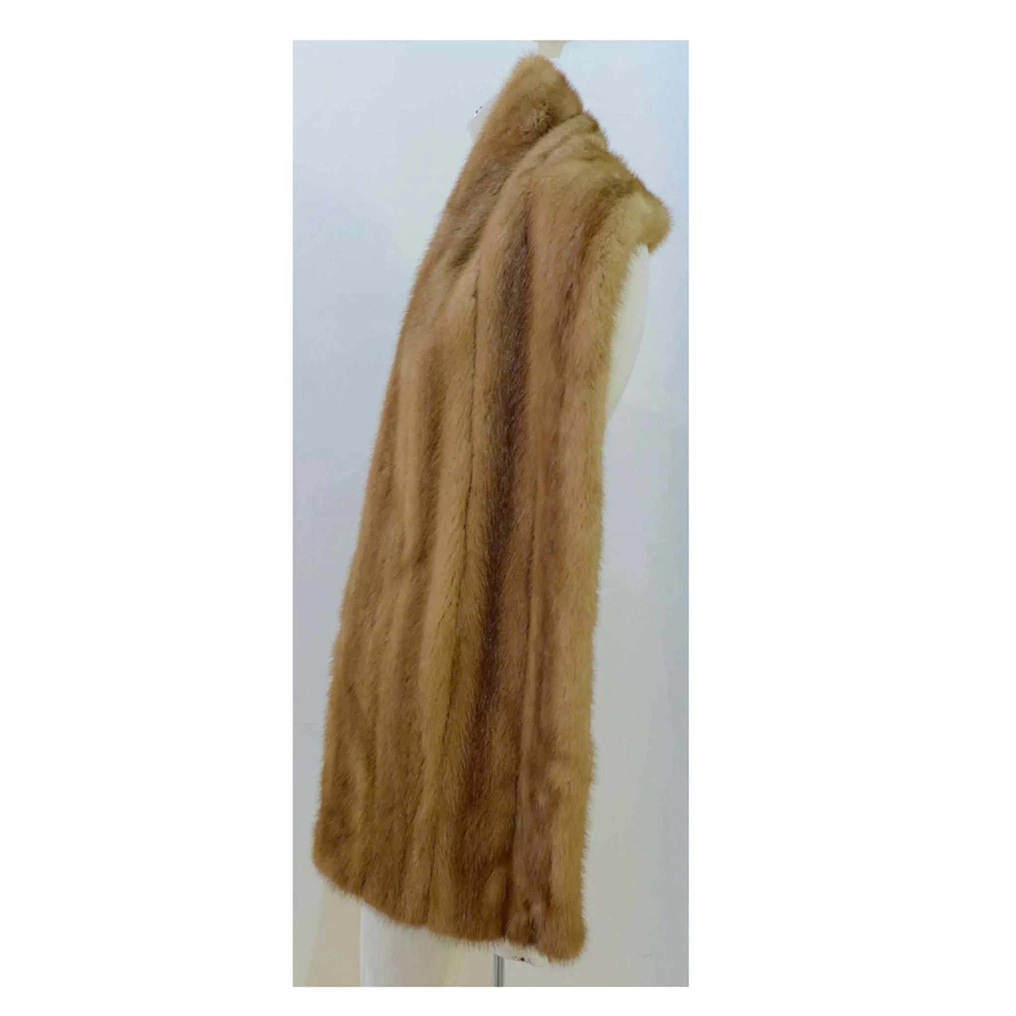 VINTAGE Custom Honey Blonde Mink Wrap