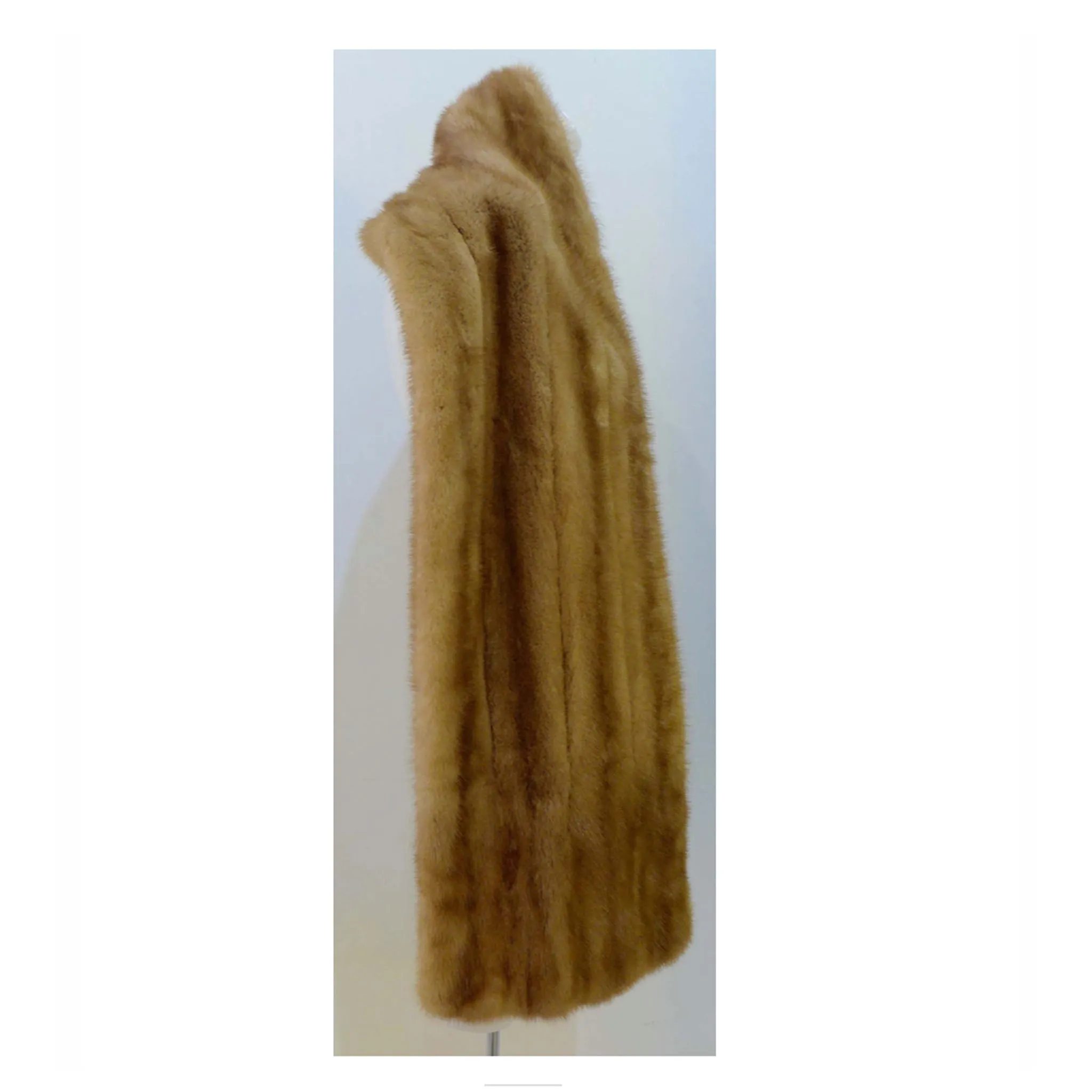 VINTAGE Custom Honey Blonde Mink Wrap