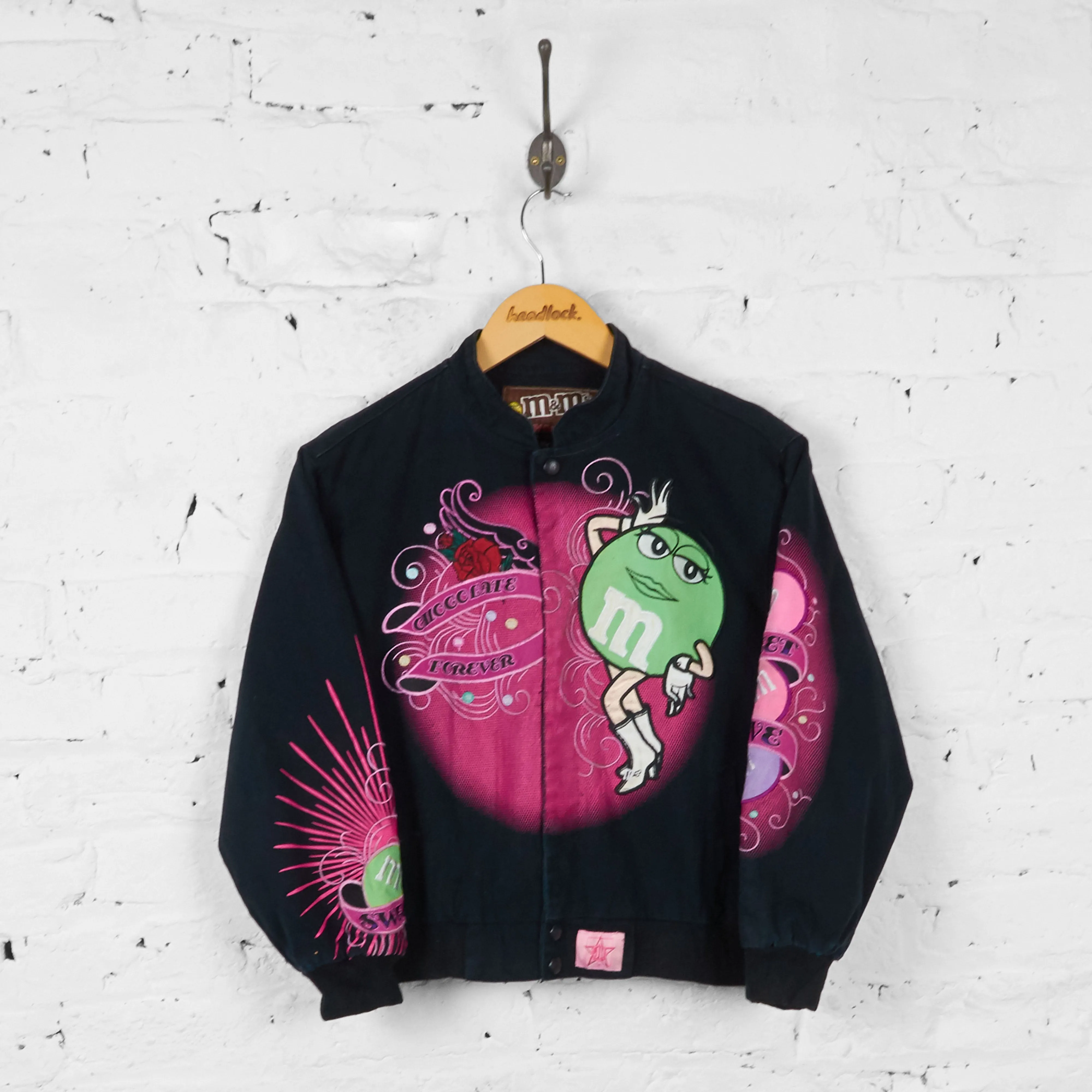 Vintage Girl's M&M's Jacket - Black - Girls L