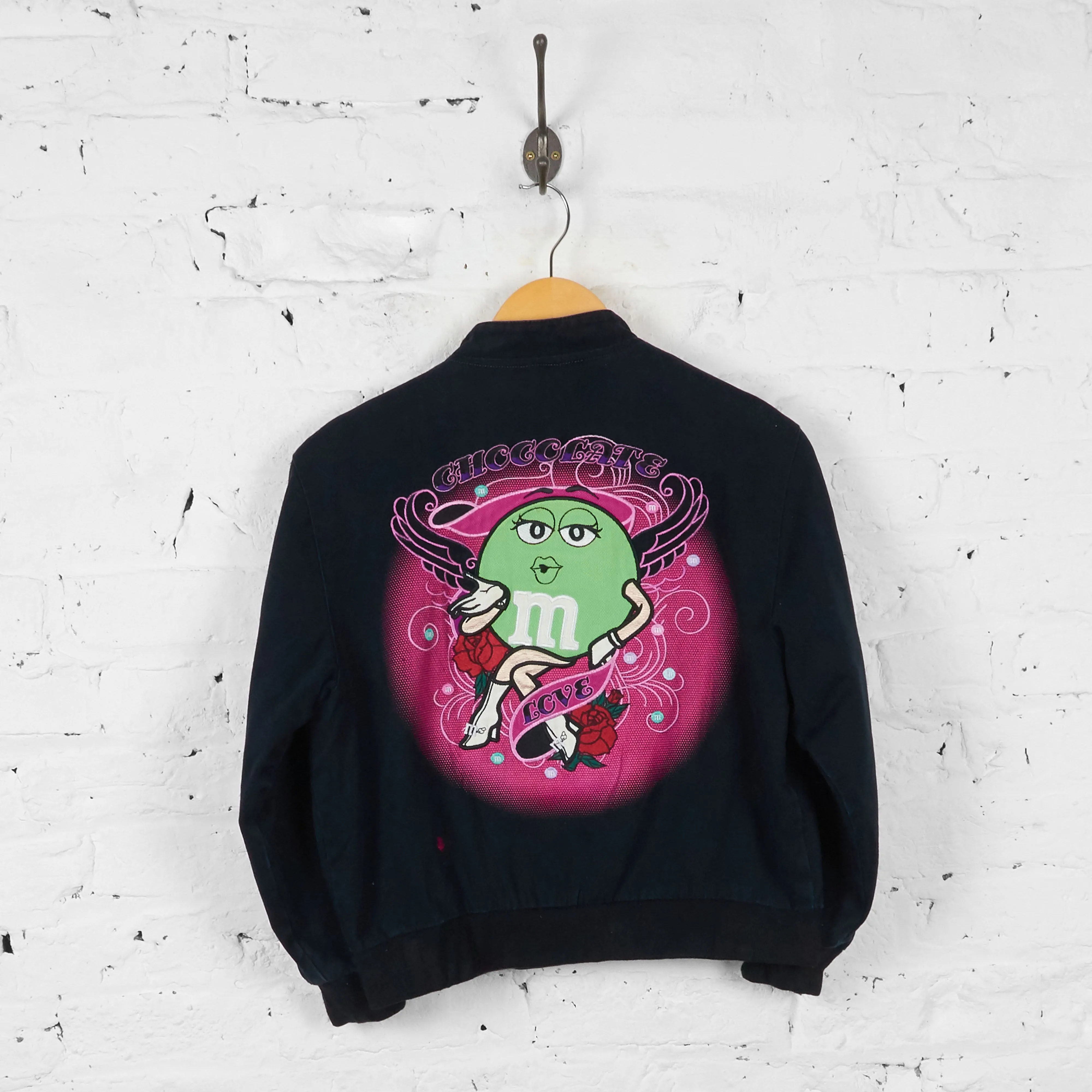Vintage Girl's M&M's Jacket - Black - Girls L