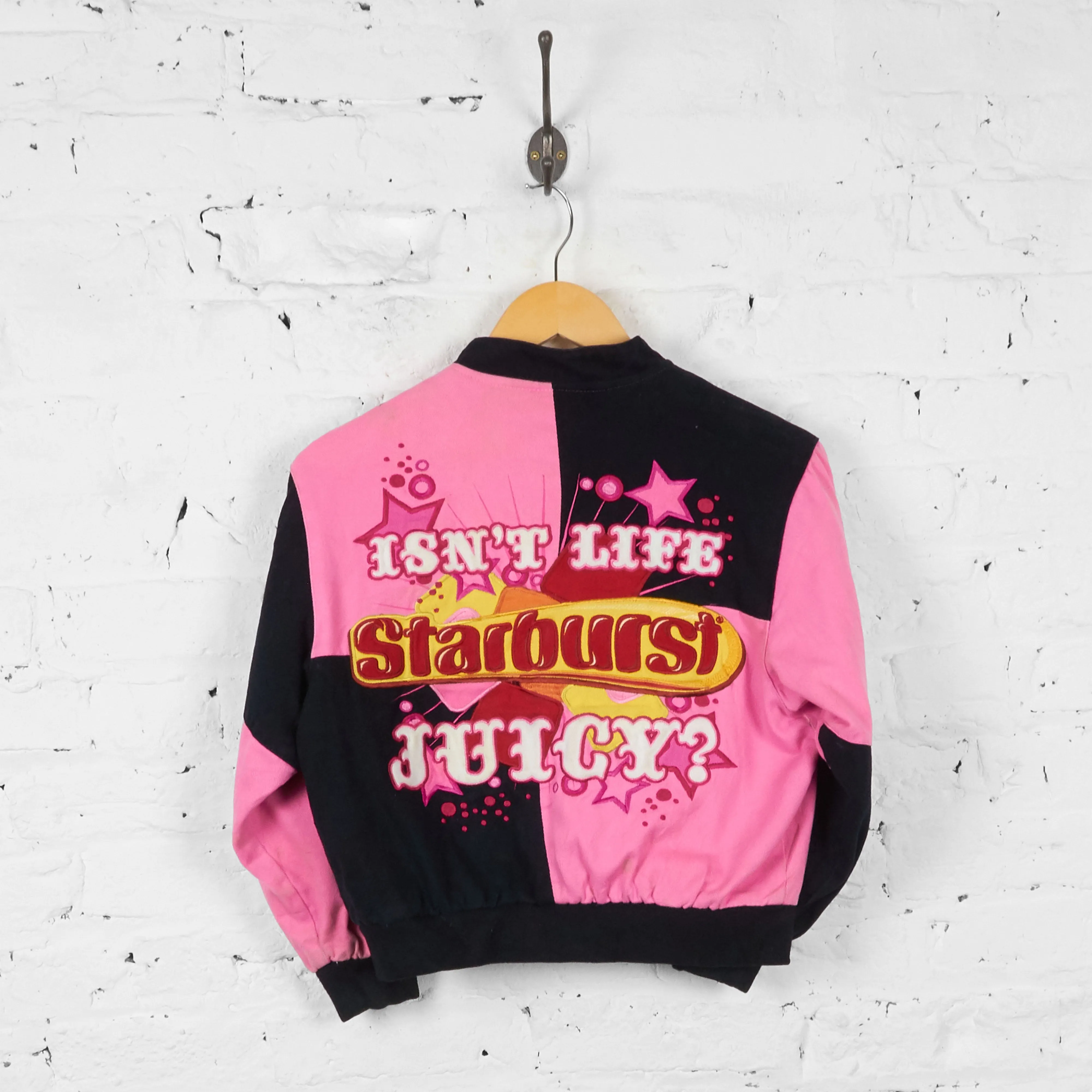 Vintage Girl's Starburst Jacket - Pink -  Girl's M