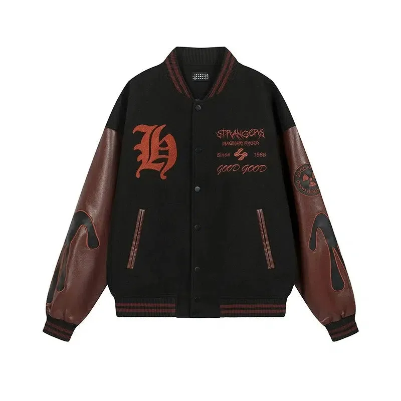 Vintage Graphic Varsity Jacket